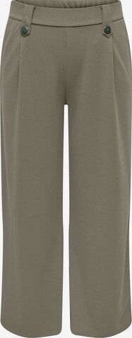 ONLY Carmakoma Wide leg Pleat-Front Pants in Grey: front