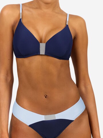 Pantaloncini sportivi per bikini 'Timor Bikini Bottom Luna' di Horizon Athletic in blu: frontale