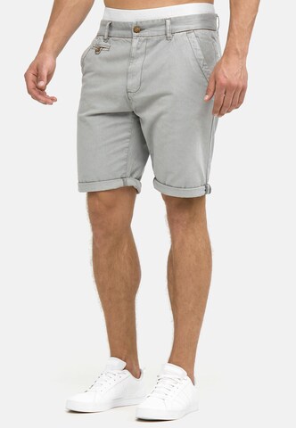 INDICODE JEANS Regular Shorts 'Cuba' in Grau