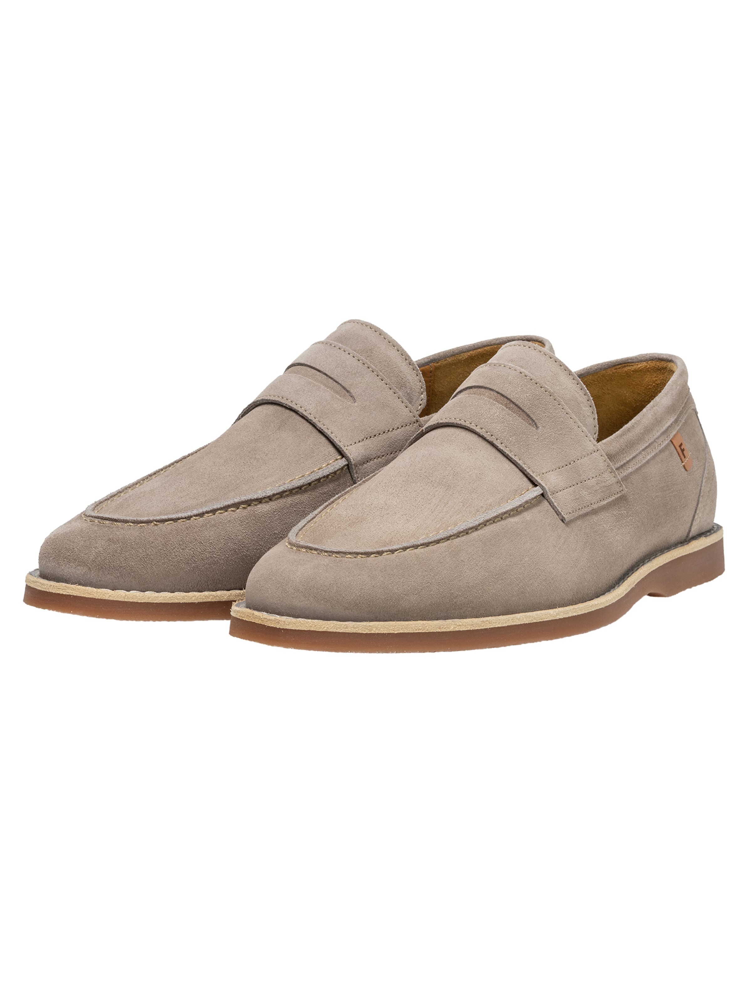 Floris van Bommel Moccasin 'De Stitser 01' in Beige