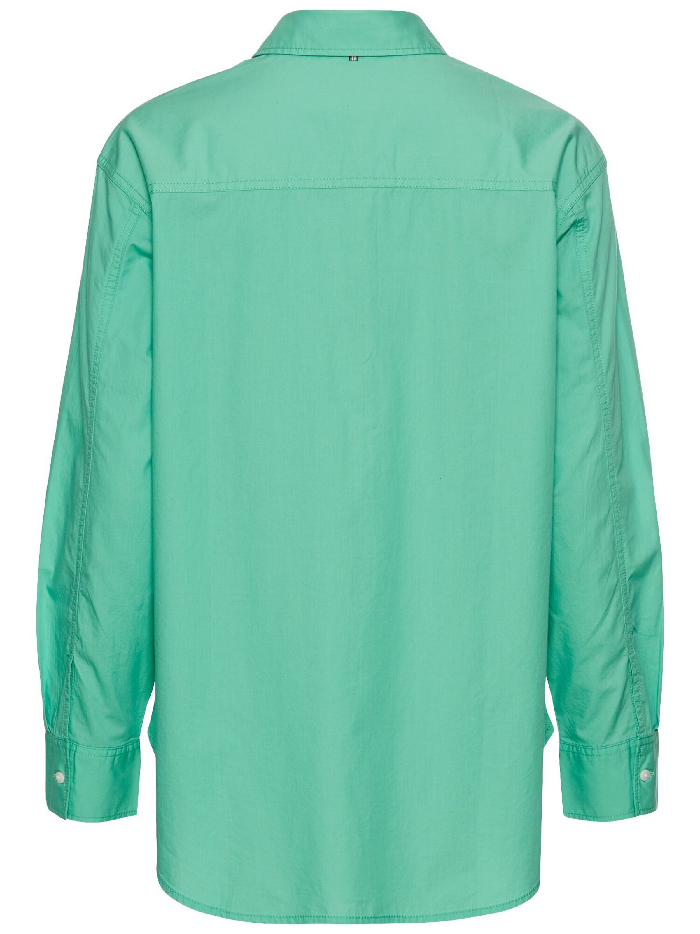 CAMEL ACTIVE Hemdbluse aus Baumwolle in Grün