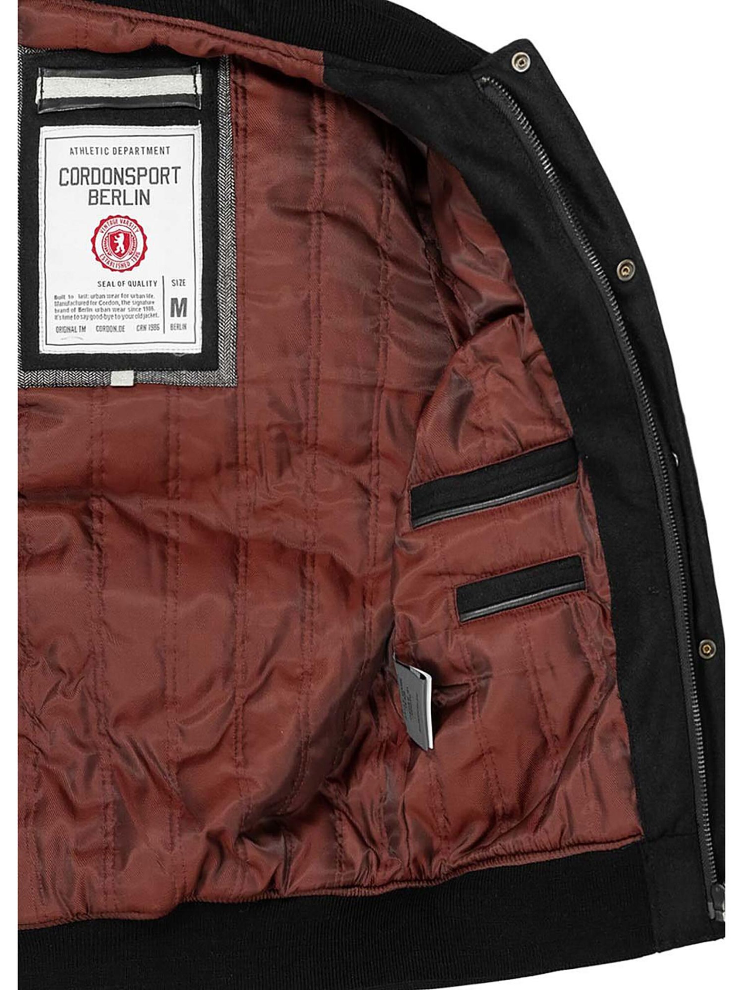 Cordon Sport Winterjacke 'Team'‌‌‌‌‌‌‌‌‌‌ in Schwarz