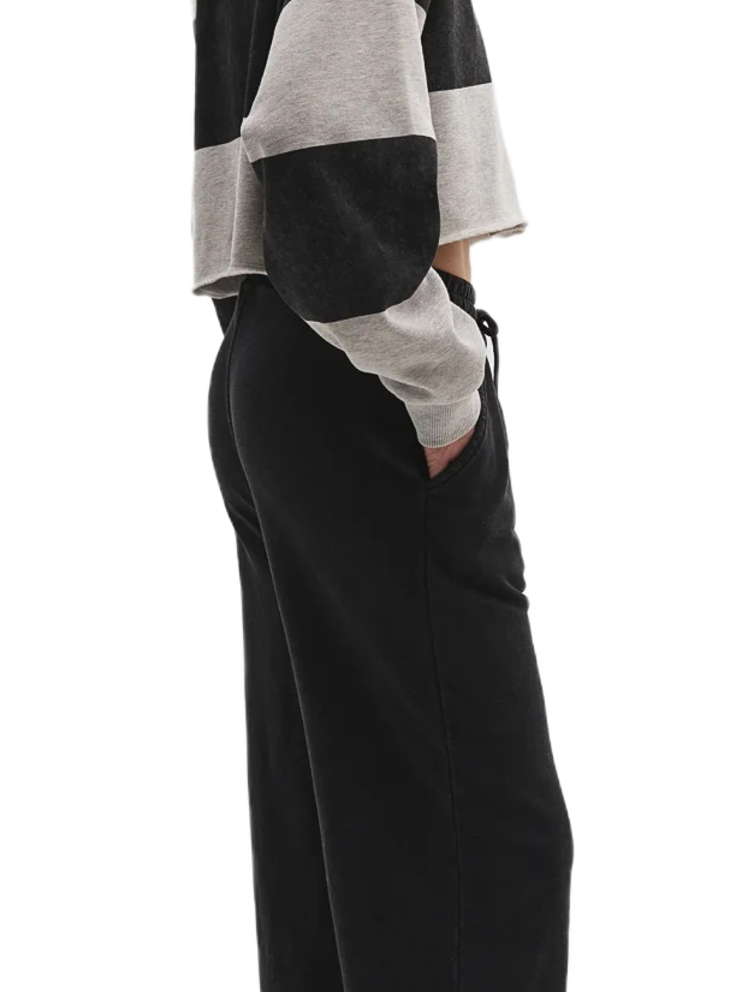 No Matter What Baggy Pants in Black