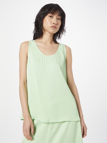 DRYKORN Blouse 'EINAR' in Groen: voorkant