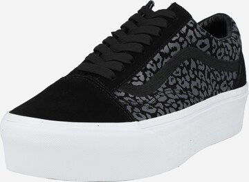 VANS Platform trainers in Black: front