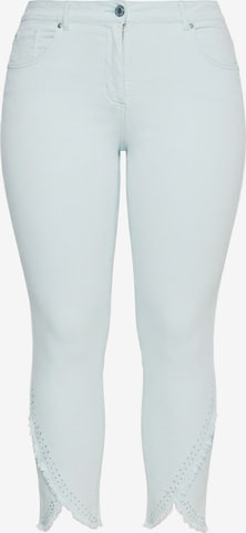 MIAMODA Slimfit Hose in Blau: Vorderseite
