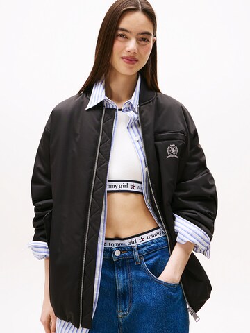 Veste mi-saison Tommy Jeans en noir : devant