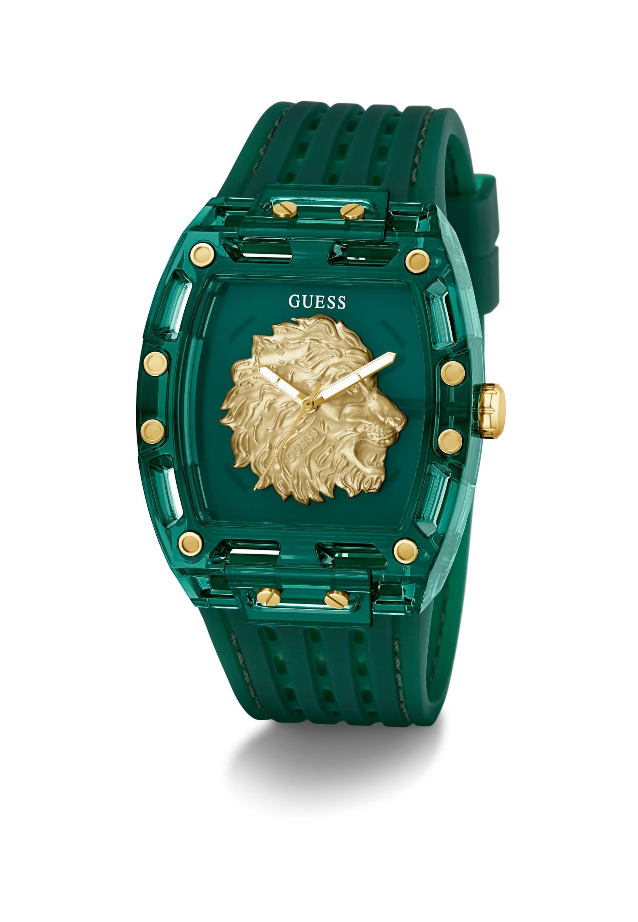 Montre à affichage analogique 'PHOENIX' GUESS en vert : devant