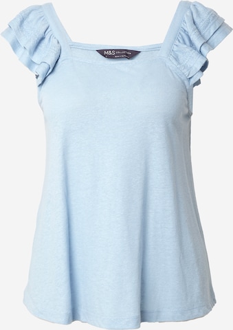 Marks & Spencer - Camiseta en azul: frente