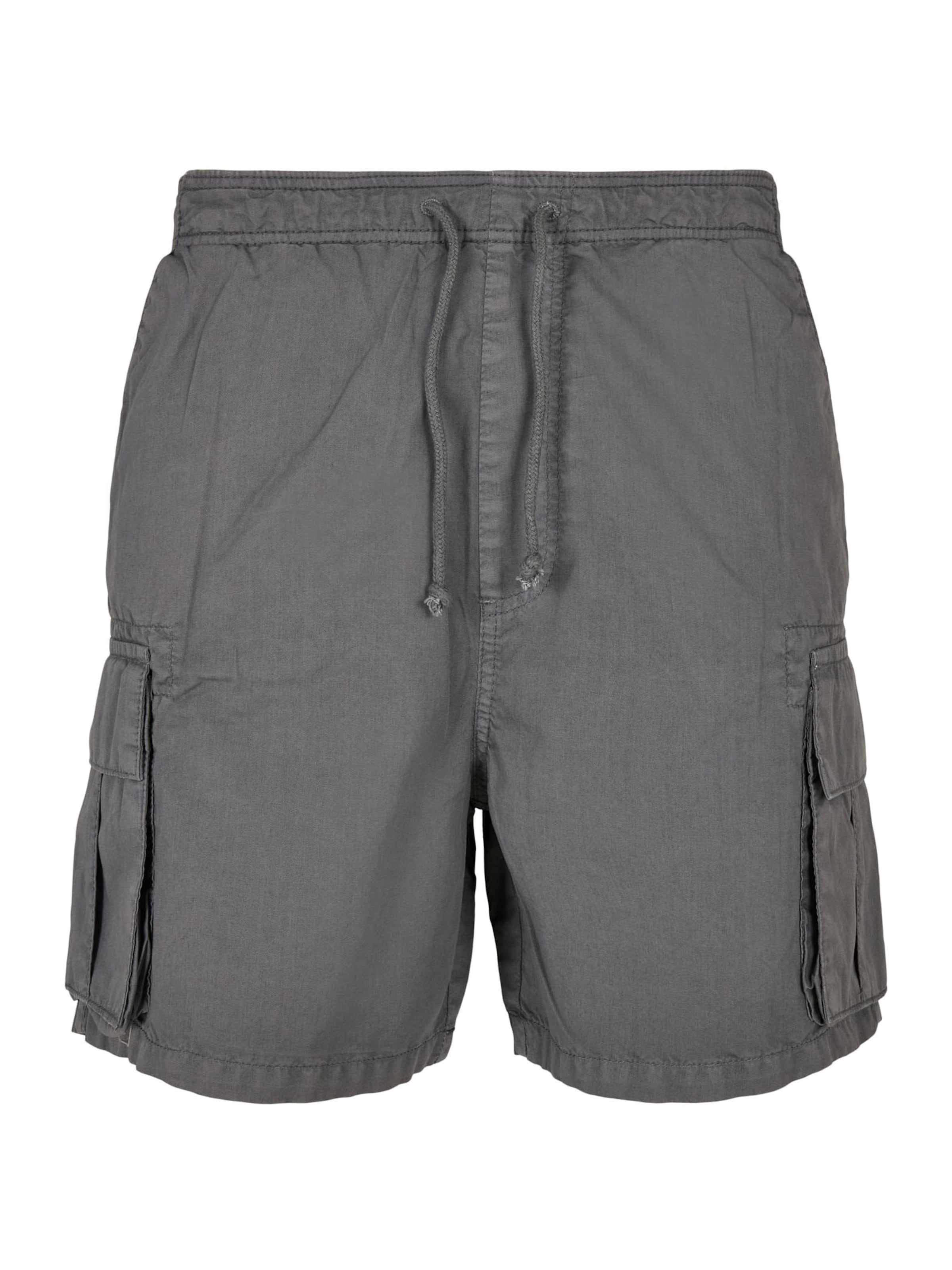 Urban Classics Regular Карго панталон в сиво: отпред