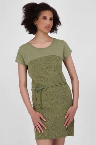 Alife and Kickin - Vestido 'ClarinaAK' em verde: frente