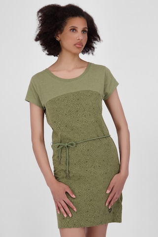 Alife and Kickin Summer Dress 'Clarina' in Green: front