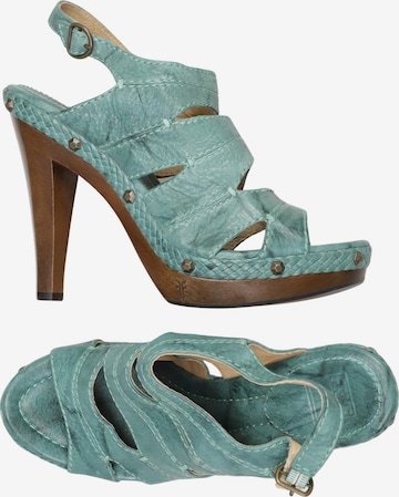 Frye Pumps 41,5 in Grün: Vorderseite