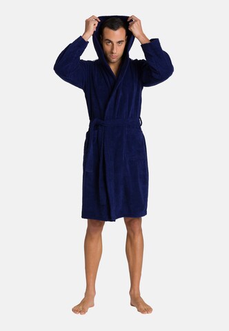 ARENA Bathrobe short 'CORE SOFT ROBE' in Blue