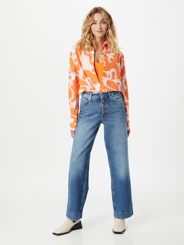 ONLY Wide leg Jeans 'Molly' in Blauw