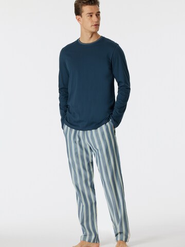 SCHIESSER Pyjama ' Selected Premium ' in Blau