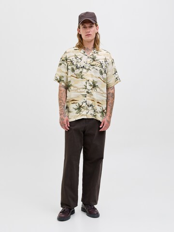 JACK & JONES Классический крой Рубашка в Зеленый