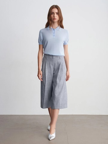 Dilvin Wide leg Broek 'Hose' in Grijs