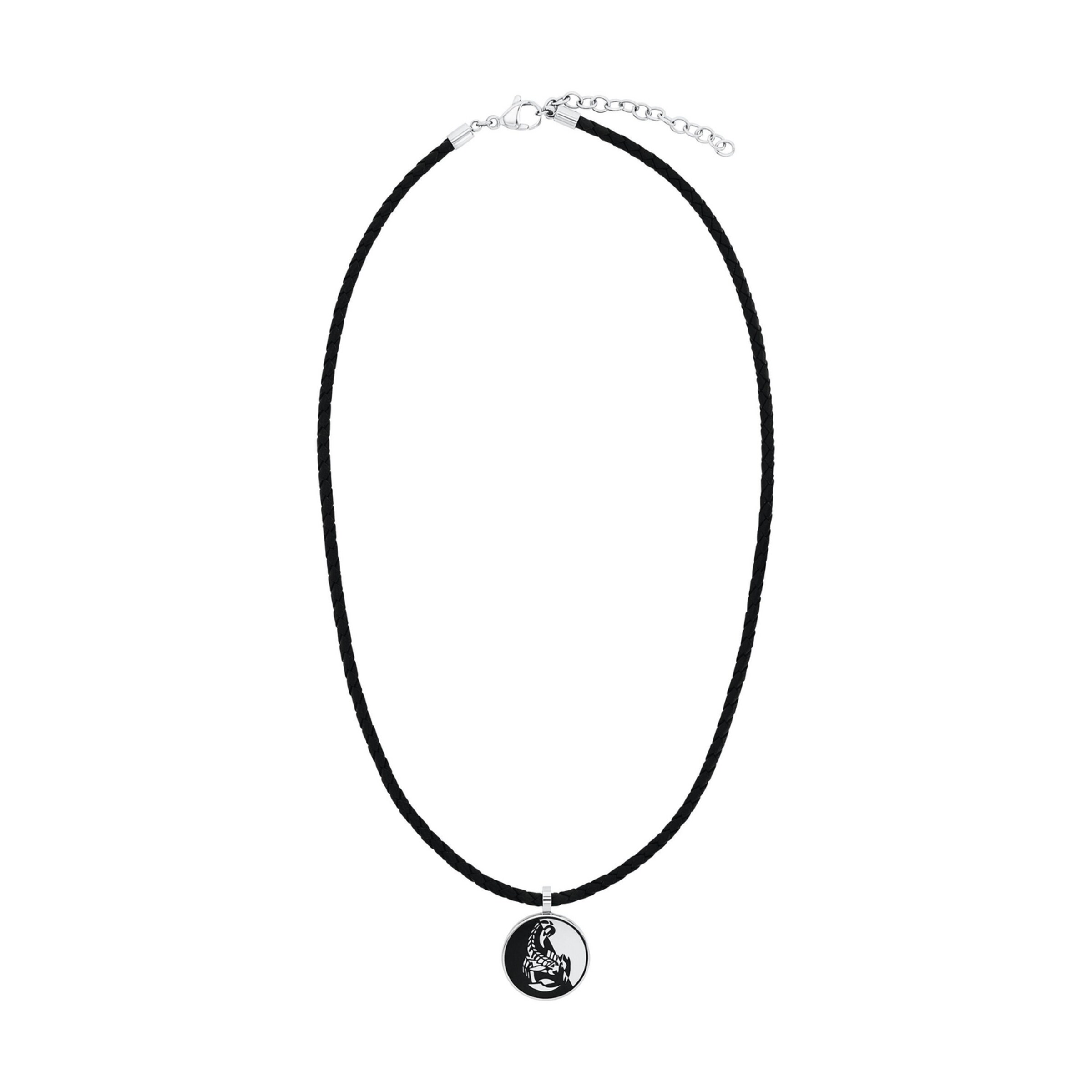 AMOR Kette 'Scorpions' in Schwarz: Vorderseite