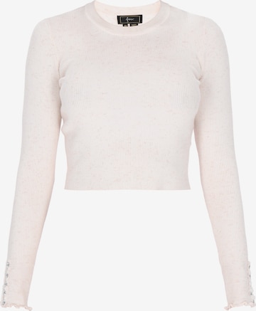faina - Pullover em branco: frente