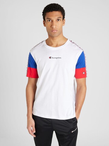 Champion Authentic Athletic Apparel - Camiseta en blanco: frente