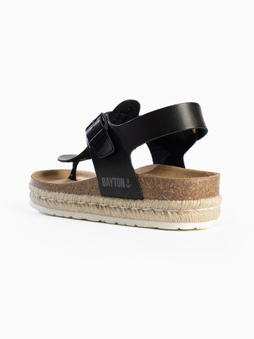 Flip-flops 'Celiane' de la Bayton pe negru