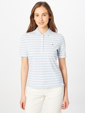 T-shirt TOMMY HILFIGER en bleu : devant