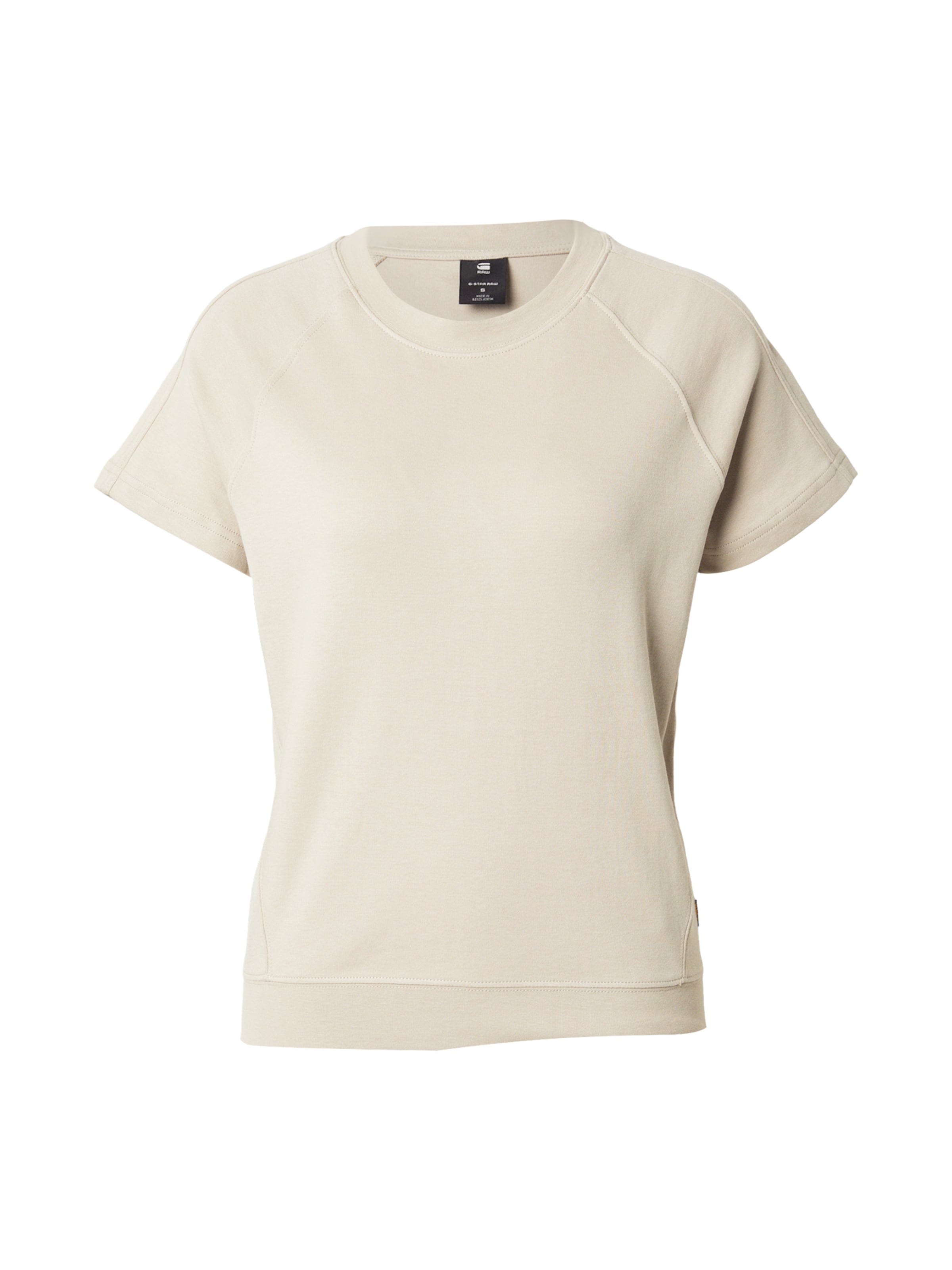 G-STAR Μπλουζάκι σε μπεζ: μπροστά