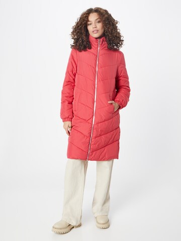 JDY Ανοιξιάτικο και φθινοπωρινό παλτό 'NEW FINNO' σε κόκκινο: μπροστά