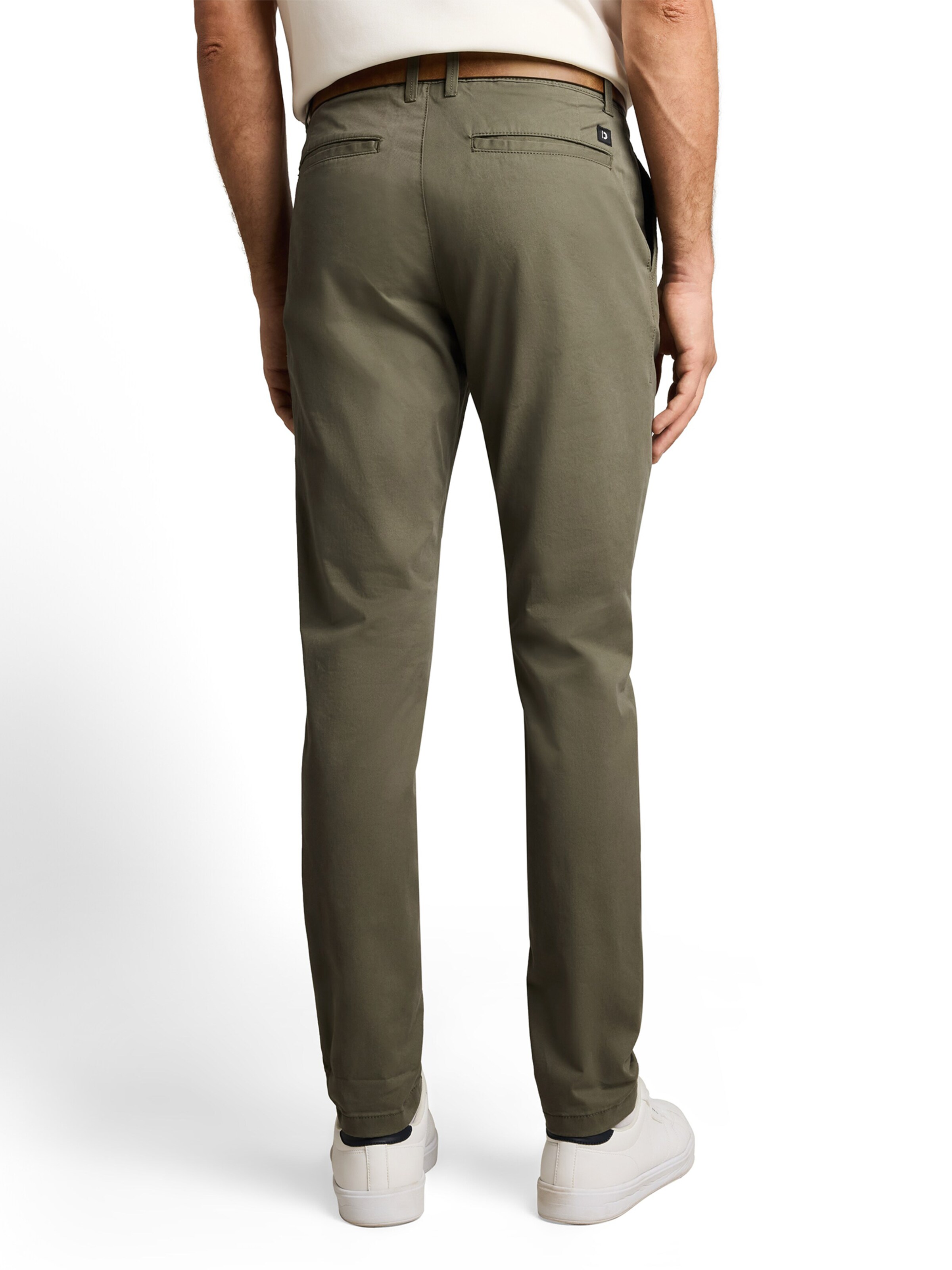 Slimfit Pantaloni chino di TOM TAILOR DENIM in verde