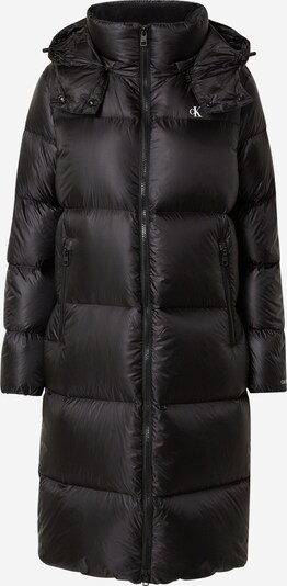 Palton de iarnă Calvin Klein Jeans pe negru / alb, Vizualizare produs