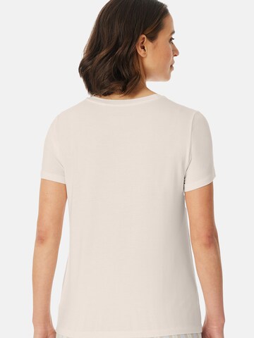 T-shirt ' Mix & Relax ' SCHIESSER en blanc