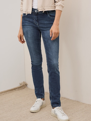 Slimfit Jeans 'Scarlett' di CECIL in blu: frontale