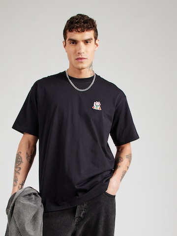 Iriedaily Shirt 'Vamp Cat' in Zwart: voorkant