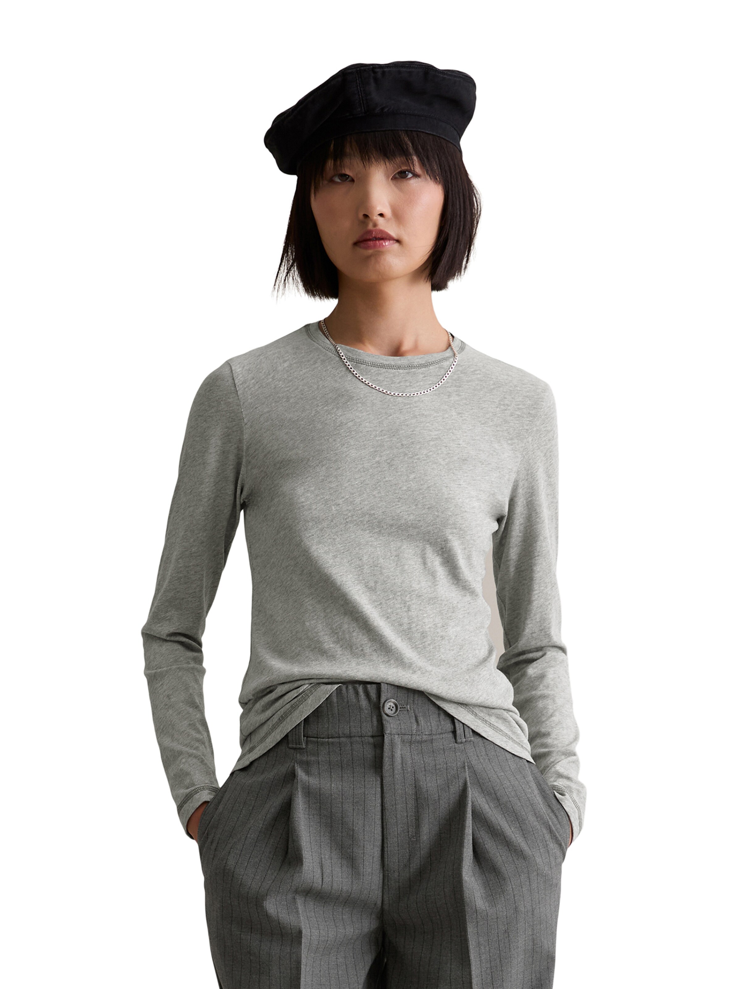 Marc O'Polo DENIM Tričko – šedá: přední strana