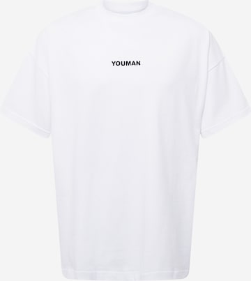 Youman Shirt 'Olli' in Wit: voorkant