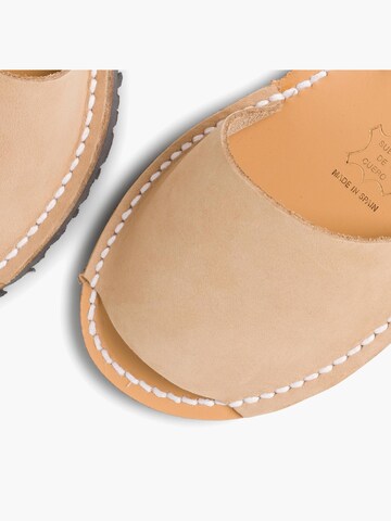 Sandales Pisamonas en beige