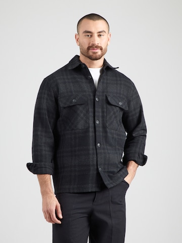Coupe regular Chemise 'JWHRAYMOND' JACK & JONES en noir : devant
