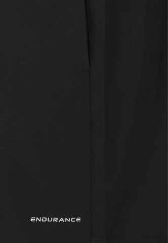 ENDURANCE Regular Sports trousers 'Kroser' in Black