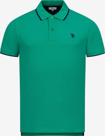 U.S. POLO ASSN. Poloshirt in Grün: Vorderseite
