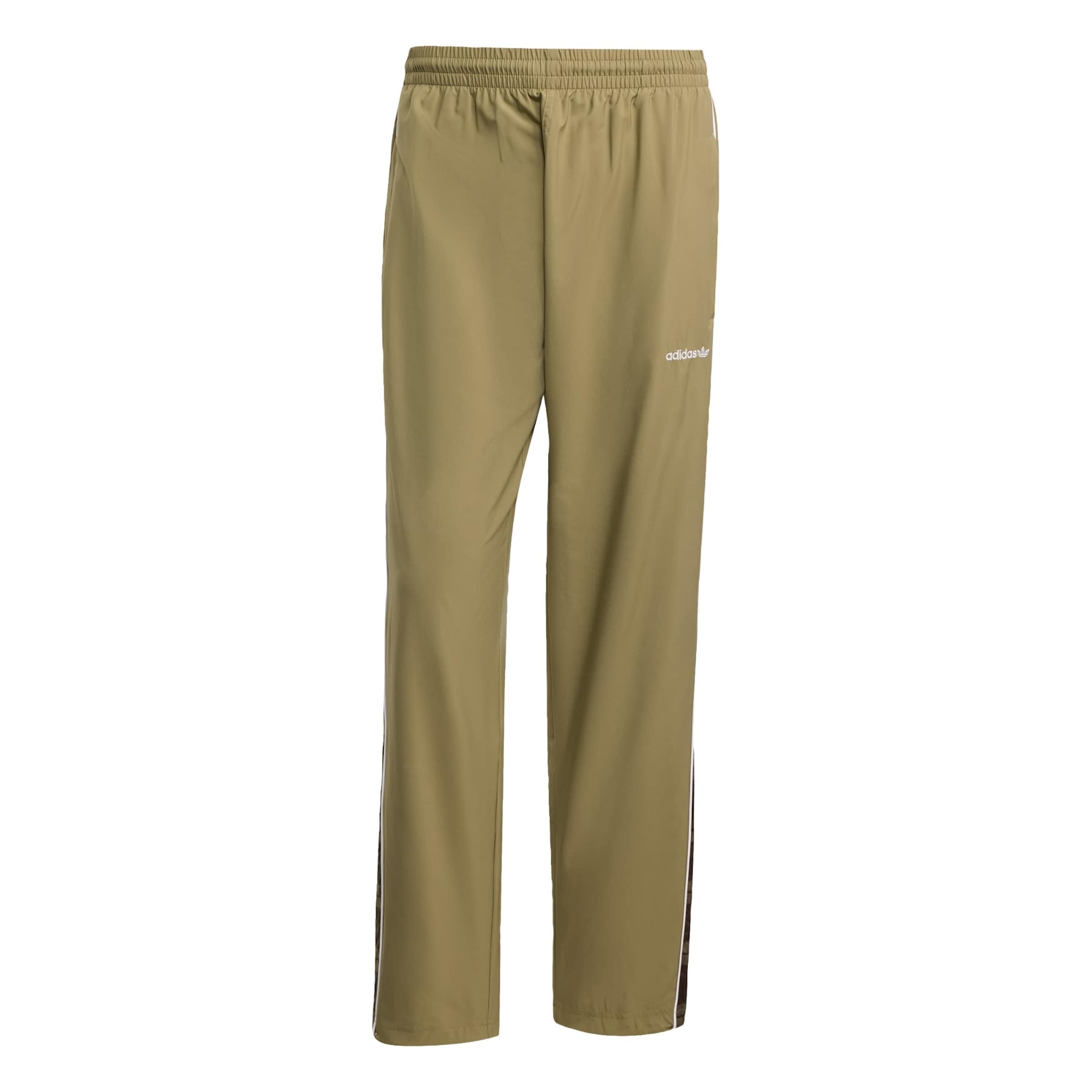 ADIDAS ORIGINALS Pantalón 'Tartan' en marrón oscuro / caqui / blanco, Vista del producto