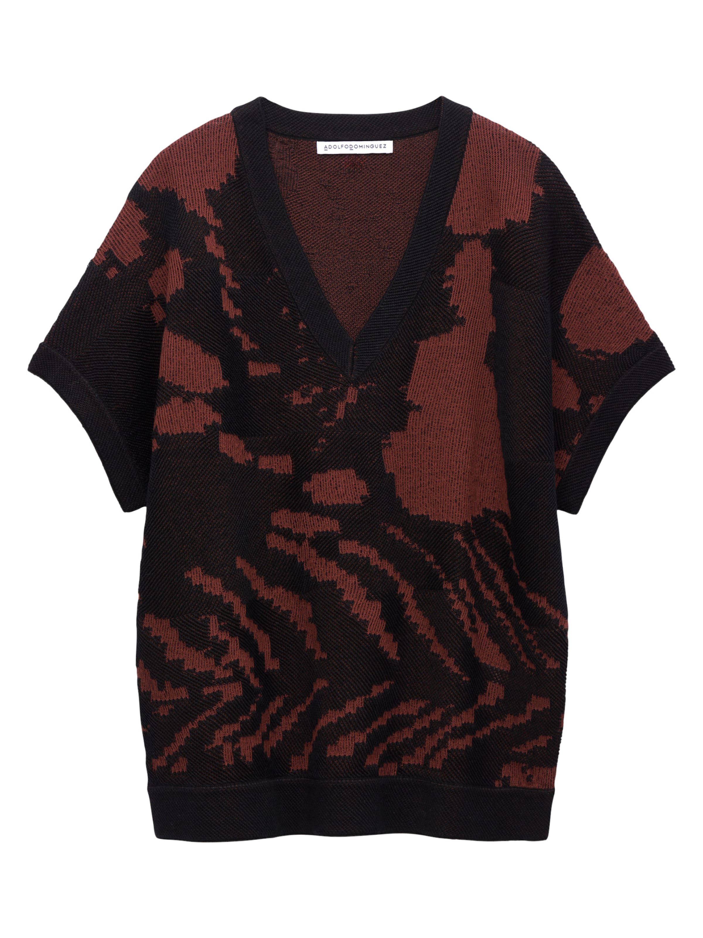 juoda Adolfo Dominguez Megztinis: priekis