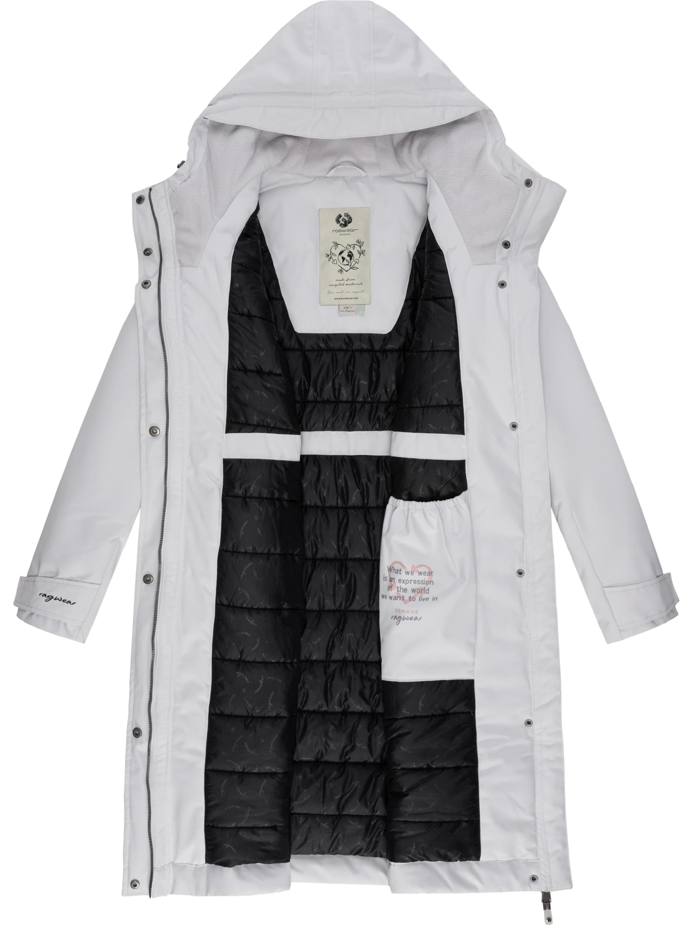 Ragwear Функциональное пальто 'Refutura Remake' в Серый