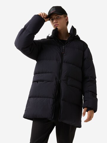 Bogner Fire + Ice Mantel 'Yaron' in Blau: Vorderseite