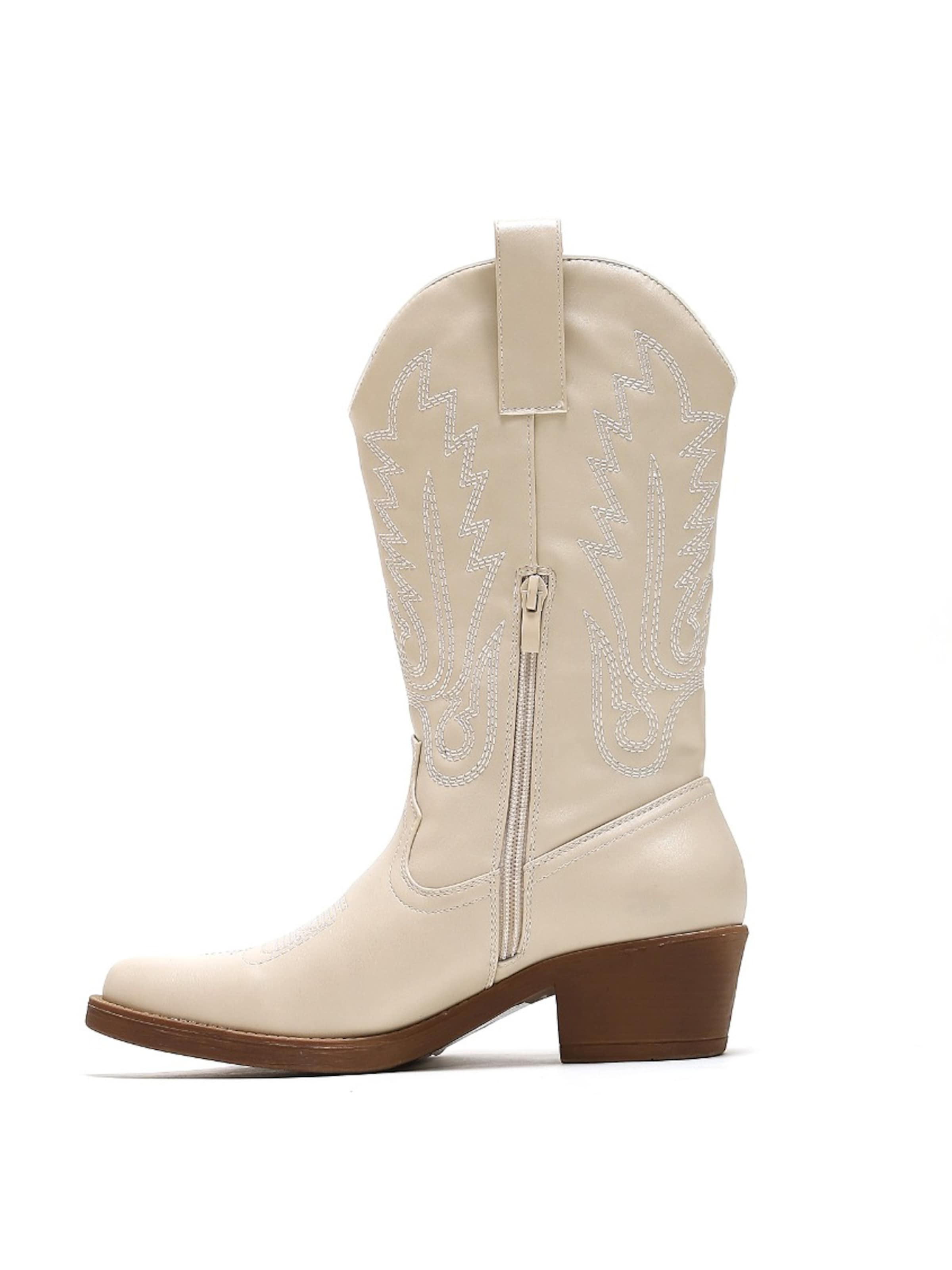 Smile Favorites Cowboylaarzen in Beige