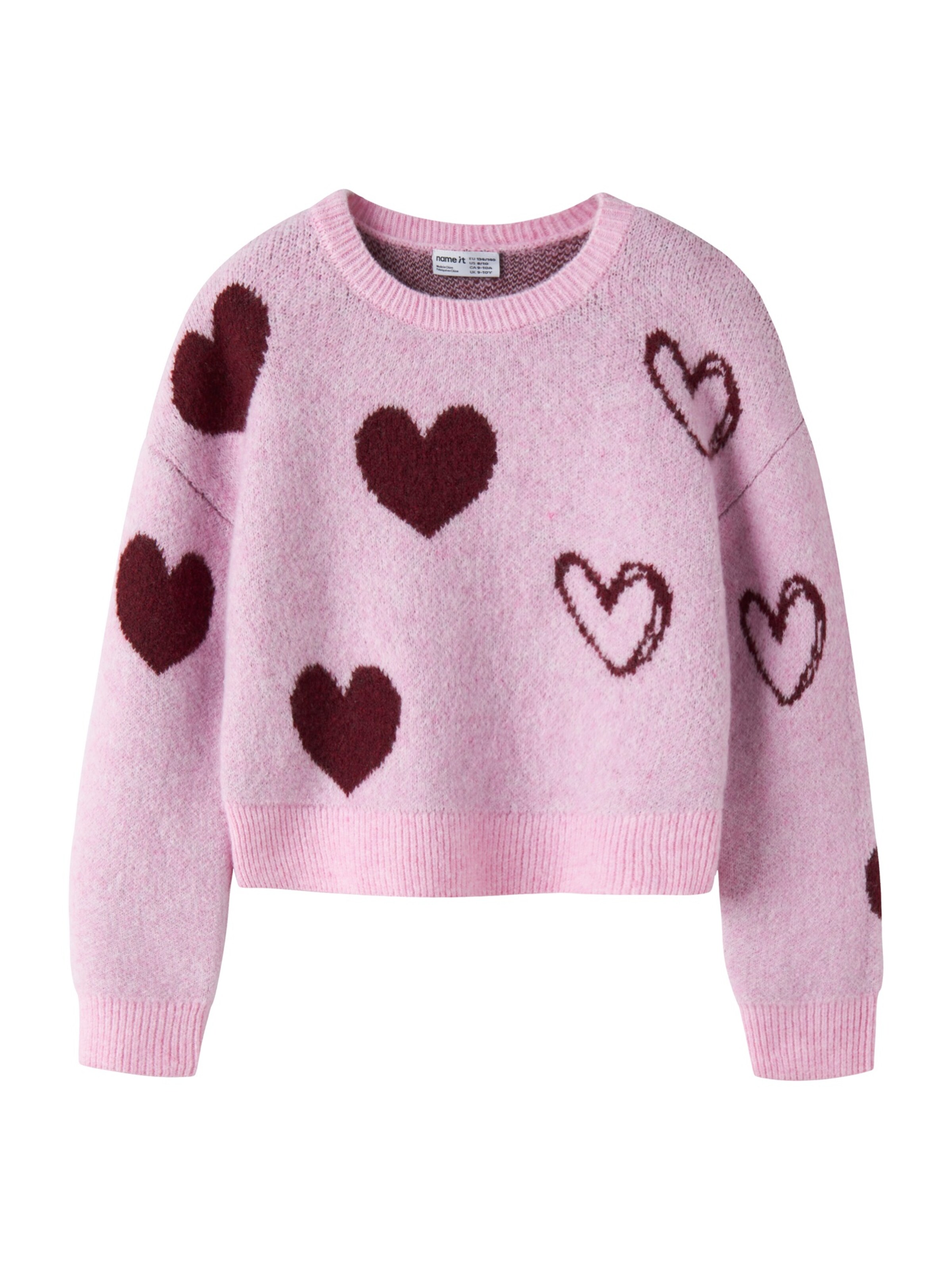 Pullover 'NKFRIVANNO' di NAME IT in rosa: frontale