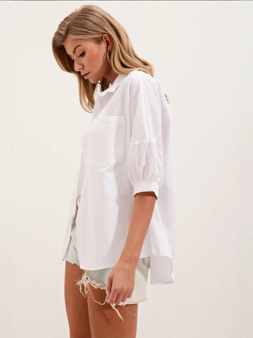 Bigdart Blouse in Wit