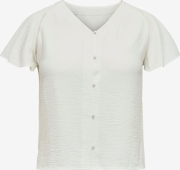 Maglietta 'CARMEtta' di ONLY Carmakoma in bianco: frontale