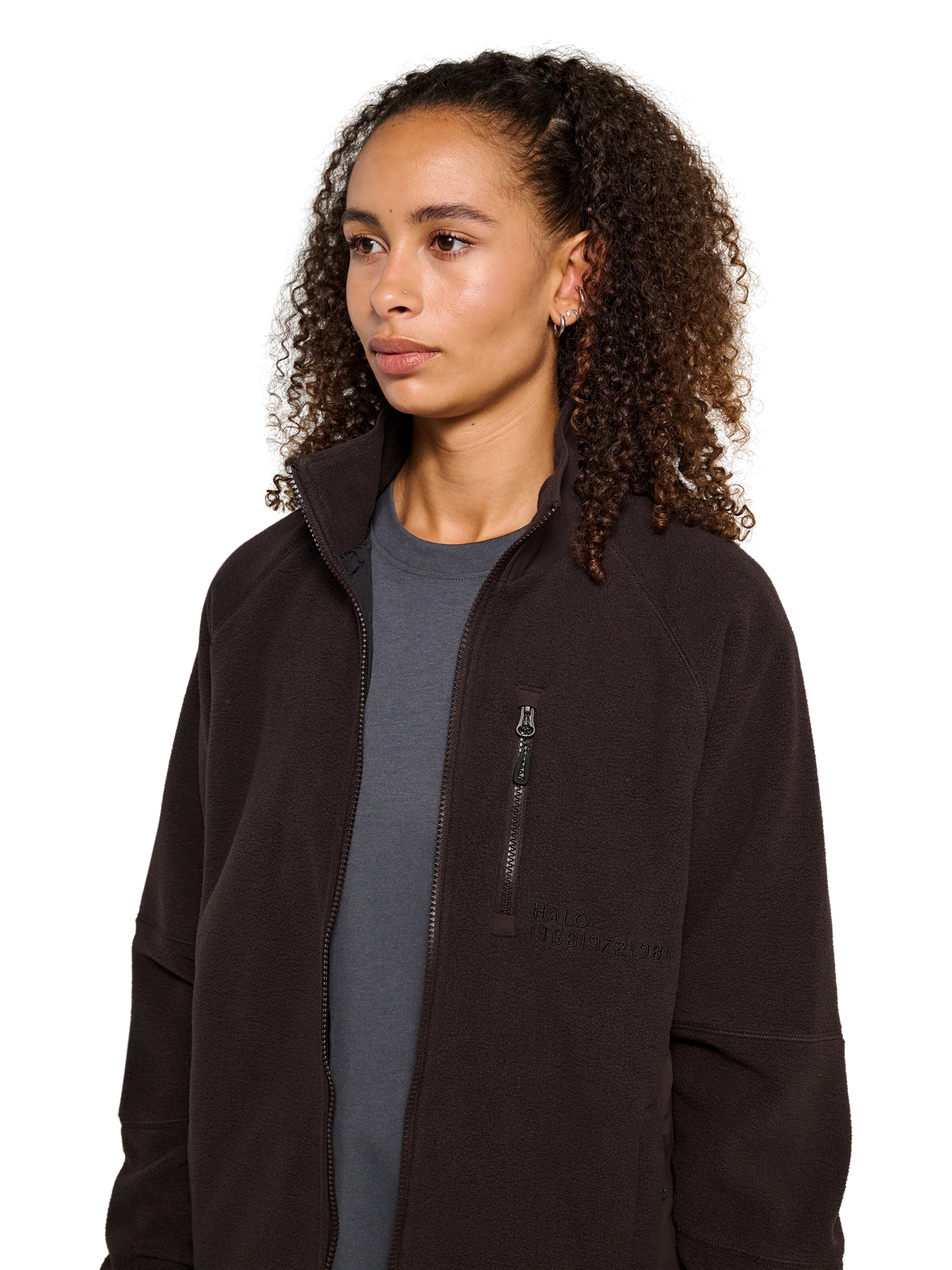 Veste en polaire HALO en marron