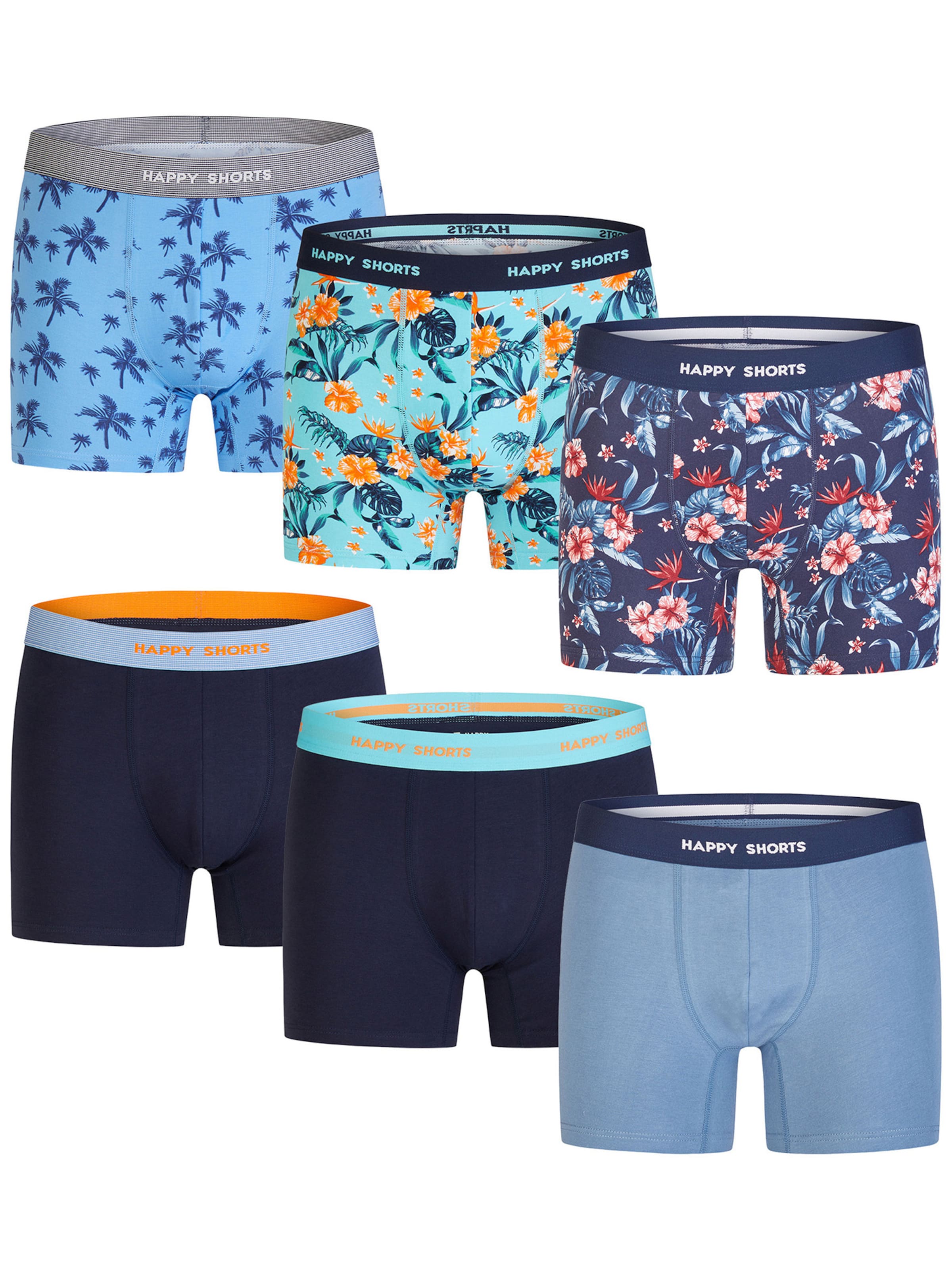 Happy Shorts - Boxers ' Vibe Jersey Sets ' em azul: frente